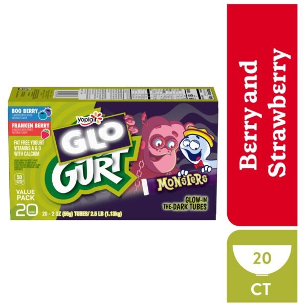 Go GURT Berry and Strawberry Kids Fat Free Yogurt Tube