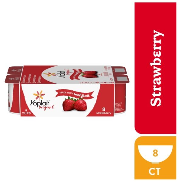 Yoplait Original Low Fat Strawberry Yogurt Cups