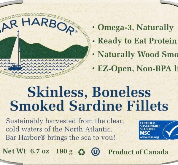 Bar Harbor® Skinless Boneless Smoked Sardine Fillets