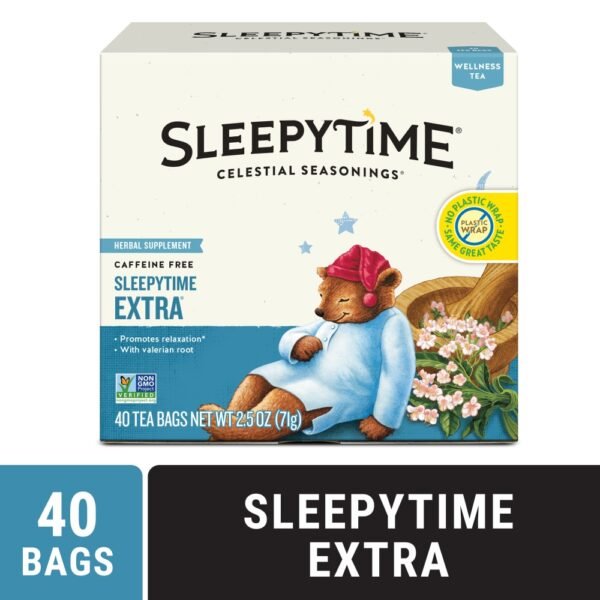 Celestial Seasonings Caffeine Free Sleepytime® Wellness Extra Tea