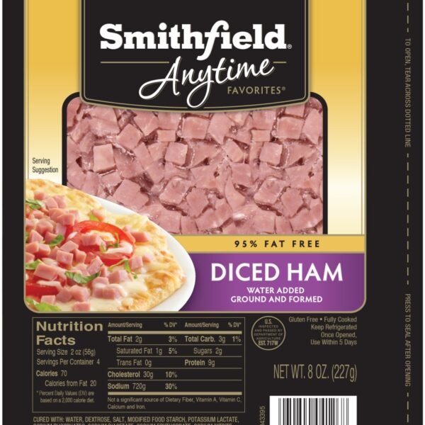 Smithfield Anytime Favorites Diced Ham