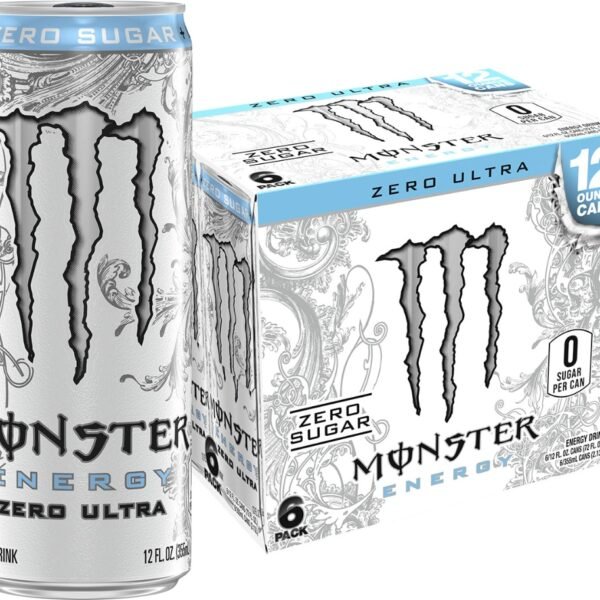 Monster® Zero Sugar Zero Ultra Energy Drink Multipack Cans