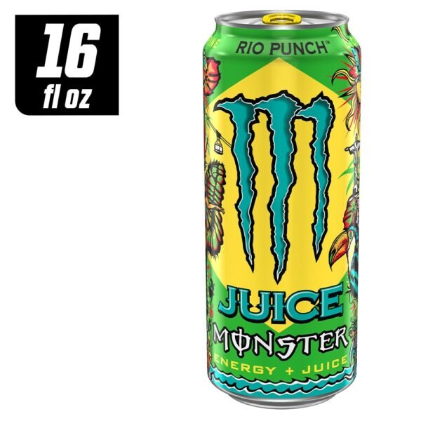 Juice Monster® Rio Punch Energy Drink Can