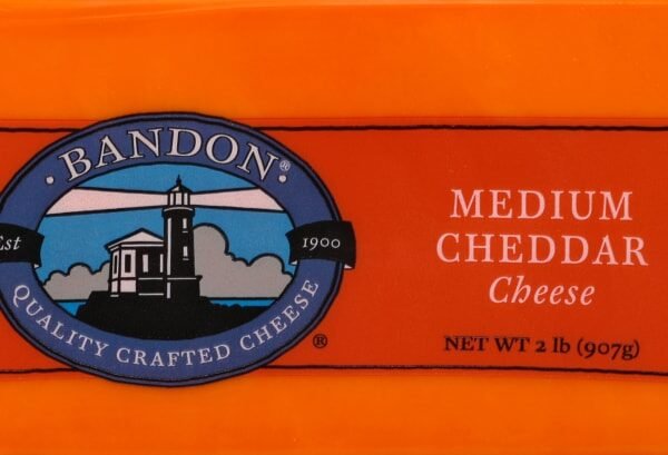 Bandon Medium Cheddar Cheese Block