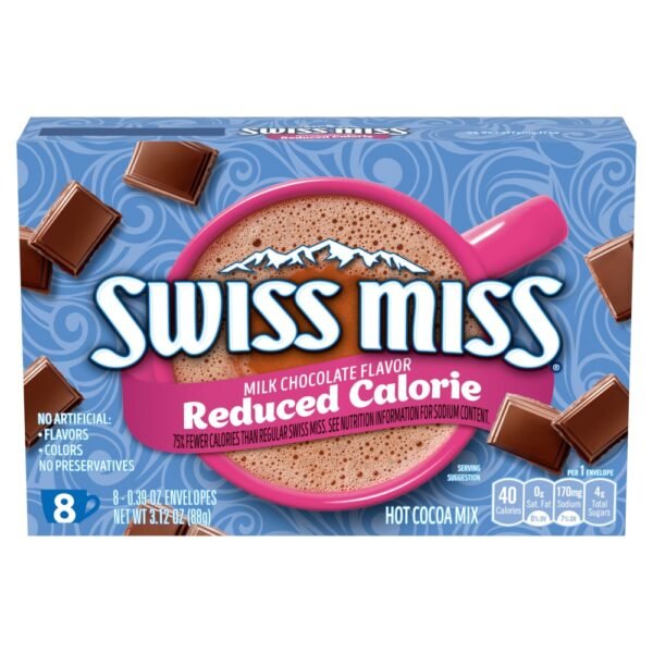 Swiss Miss Reduced Calorie Milk Chocolate Flavored Hot Cocoa Mix