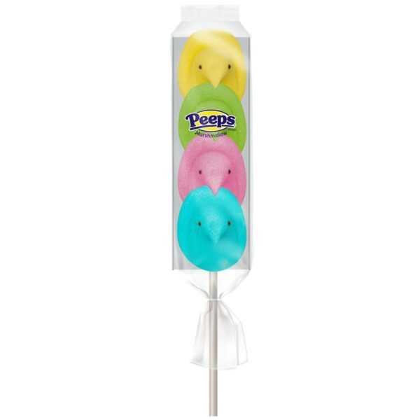 Peeps® Rainbow Marshmallow Chicks Pops Easter Candy