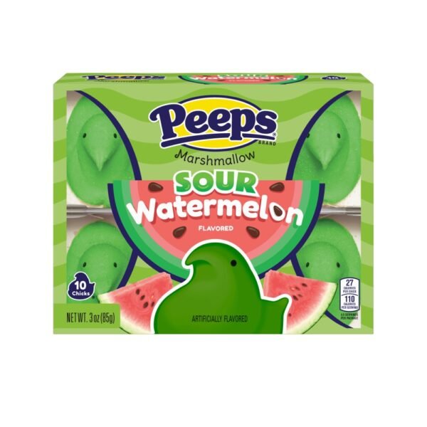 Peeps® Sour Watermelon Flavored Marshmallow Chicks Easter Candy
