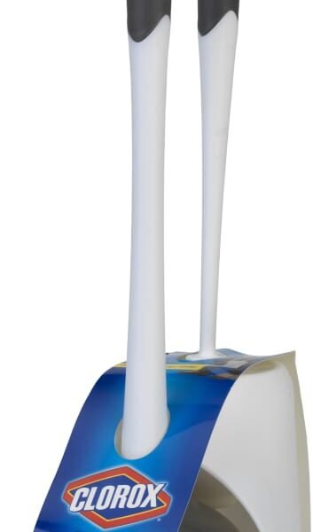 Clorox® Toilet Plunger and Brush with Carry Caddy