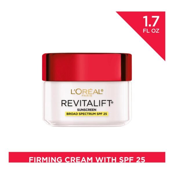 L'Oreal Paris Revitalift Face Moisturizer with SPF 25, Anti Wrinkle & Firming Formula