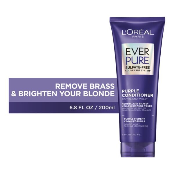 L'Oreal Paris EverPure Purple Conditioner Sulfate Free for Colored Hair