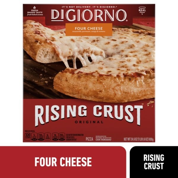 DiGiorno Frozen Pizza Rising Crust Four Cheese Pizza