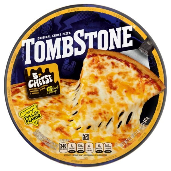 Tombstone® Five Cheese Original Crust Frozen Pizza
