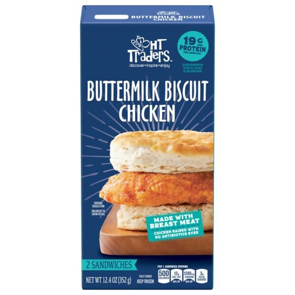 HT Traders™ Buttermilk Biscuit Chicken Breakfast Sandwiches