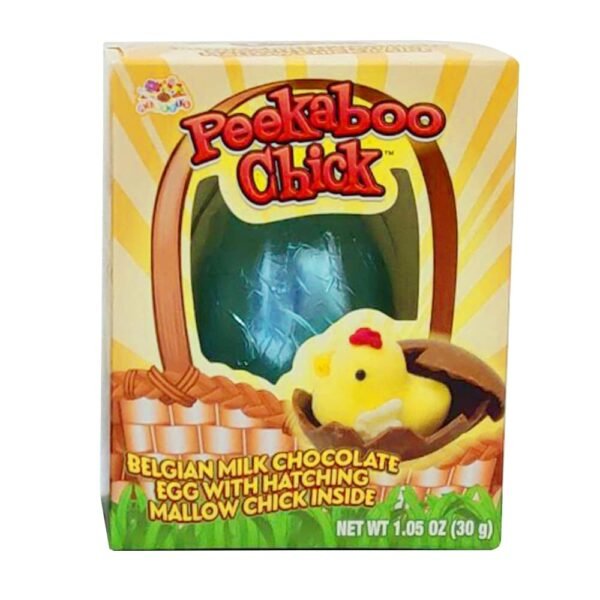 Peek-A-Boo Chick™ Belgian Milk Chocolate Egg With Hatching Mallow Chick Inside