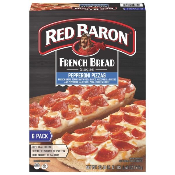 Red Baron Pepperoni French Bread Personal Frozen Pizza