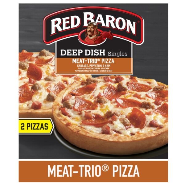 Red Baron Meat Trio Deep Dish Personal Pizza