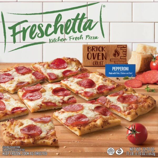 Freschetta Pepperoni and Cheese Italian Style Brick Oven Crust Frozen Pizza