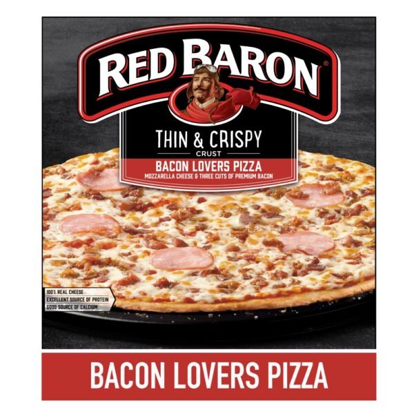 Red Baron Bacon Lover's Thin Crust Frozen Pizza