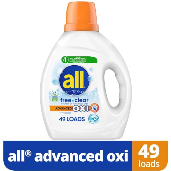 All® Free Clear Advanced Oxi Liquid Laundry Detergent