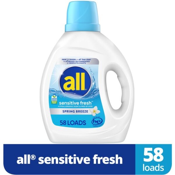 All® Sensitive Fresh™ Spring Breeze Liquid Detergent