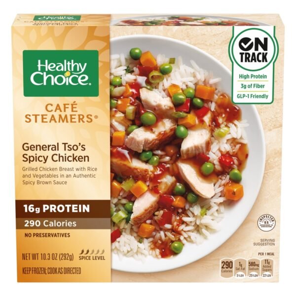 Healthy Choice Cafe Steamers General Tso's Spicy Chicken Frozen Meal