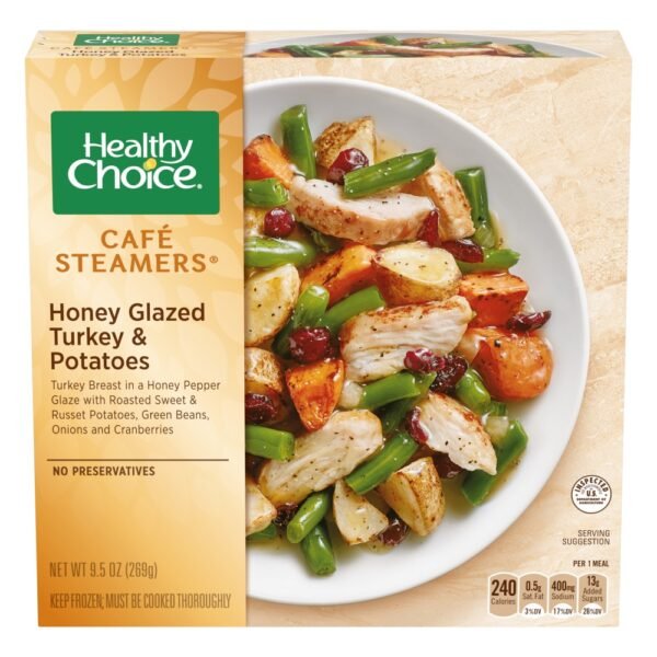 Healthy Choice Cafe Steamers Honey Glazed Turkey And Potatoes Frozen Meal