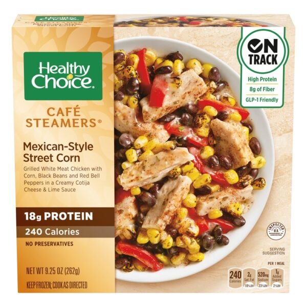Healthy Choice Cafe Steamers Mexican-Style Street Corn Frozen Meal