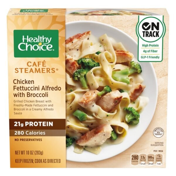Healthy Choice Café Steamers Chicken Fettuccini Alfredo Frozen Meal