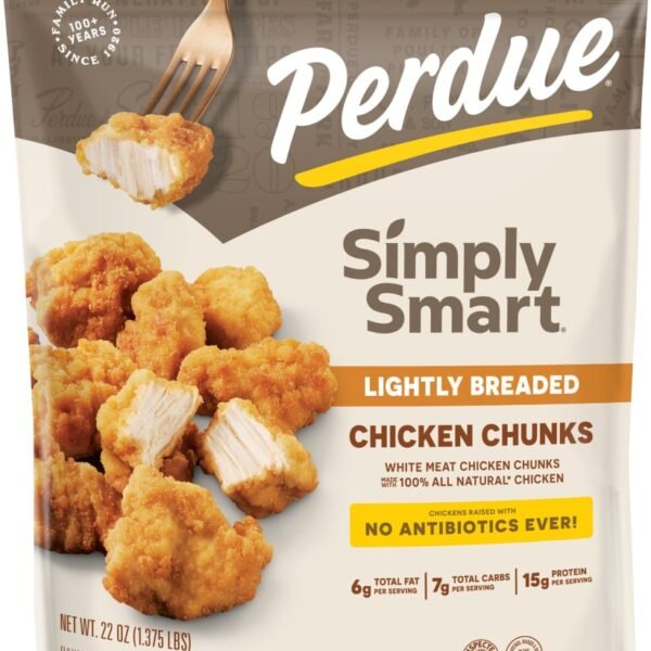 Perdue® Frozen Fully Cooked Lightly Breaded Chicken Breast Chunks