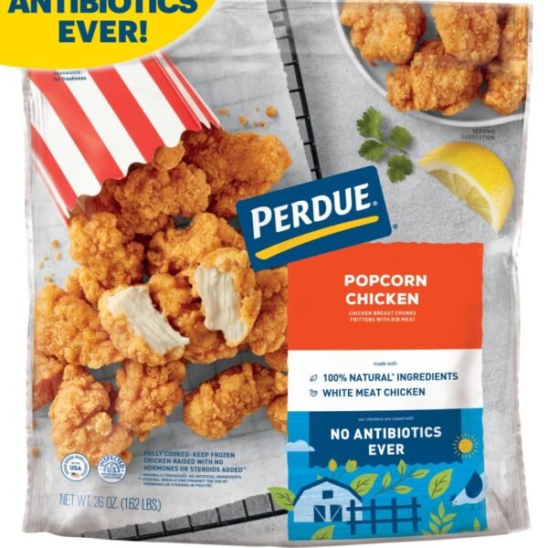 Perdue® Frozen Fully Cooked Breaded Popcorn Chicken Breast Chunks