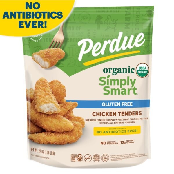 Perdue® Simply Smart® Organics Gluten-Free Frozen Fully Cooked Breaded Chicken Breast Tenders