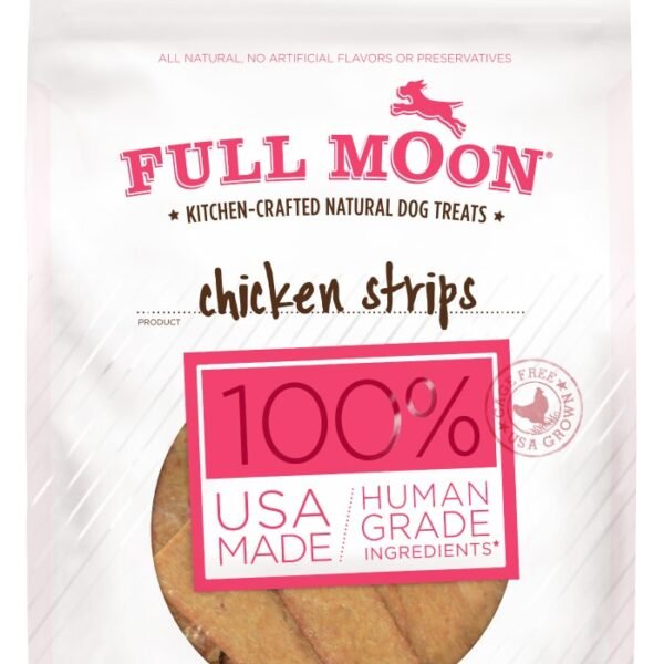 Full Moon® All Natural Human Grade Dog Treats Chicken Strips