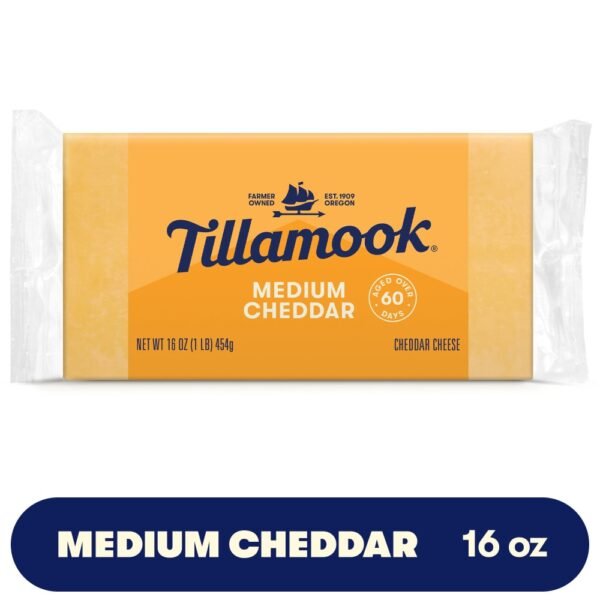 Tillamook® Medium Cheddar Block Cheese