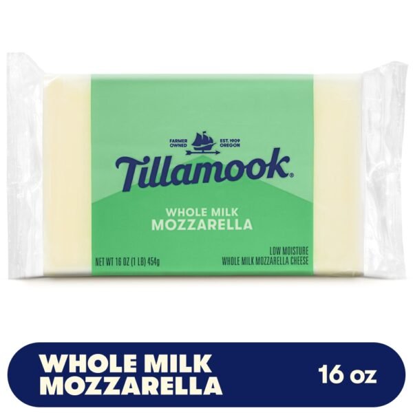 Tillamook Whole Milk Mozzarella Block Cheese