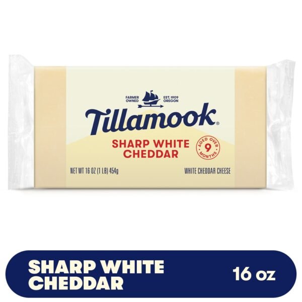 Tillamook® Sharp White Cheddar Block Cheese