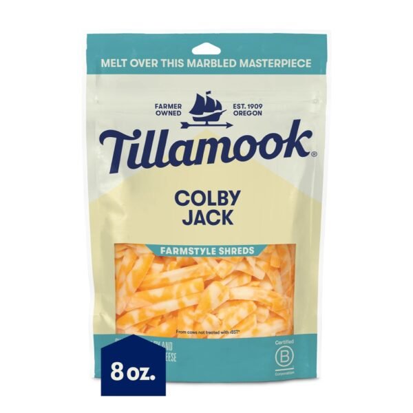 Tillamook® Colby-Jack Shredded Cheese Farmstyle