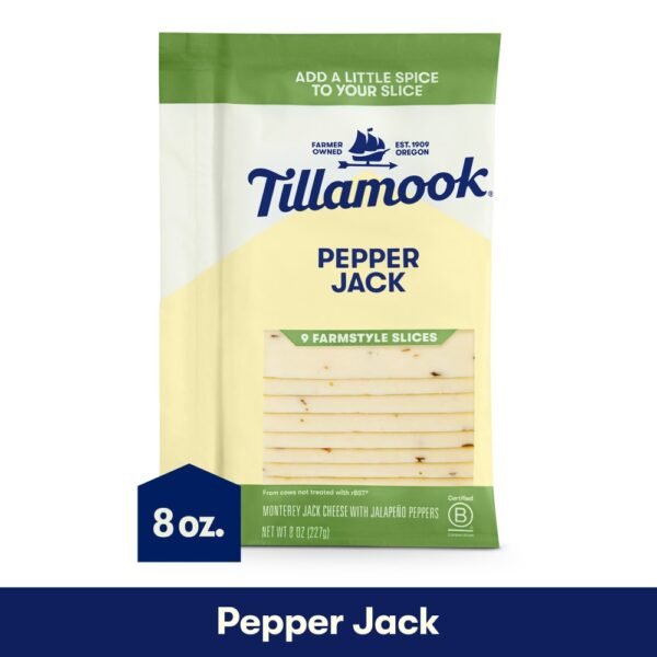 Tillamook® Pepper Jack Sliced Cheese Farmstyle