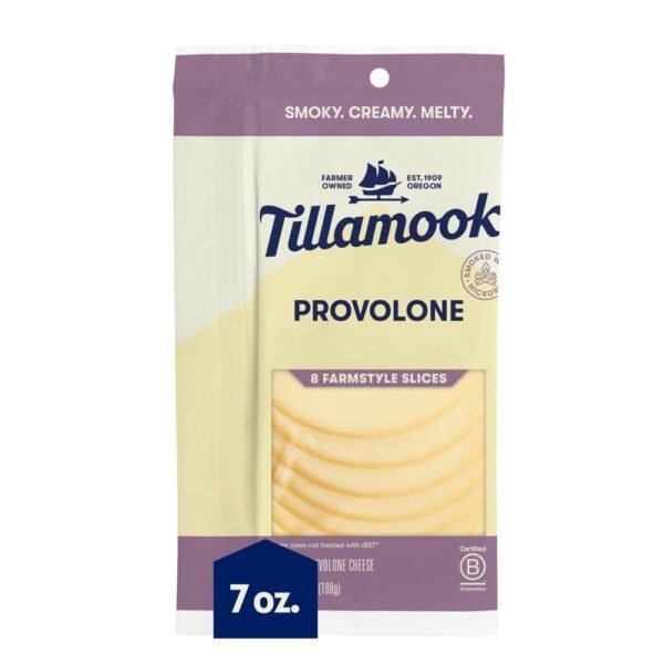 Tillamook® Provolone Sliced Cheese Farmstyle