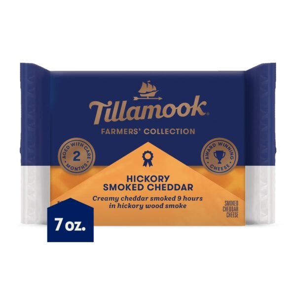 Tillamook Farmers' Collection Hickory Smoked Medium Cheddar Cheese Block