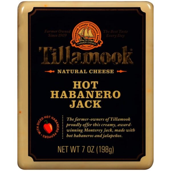 Tillamook Farmers' Collection Spicy Habanero Jack Cheese