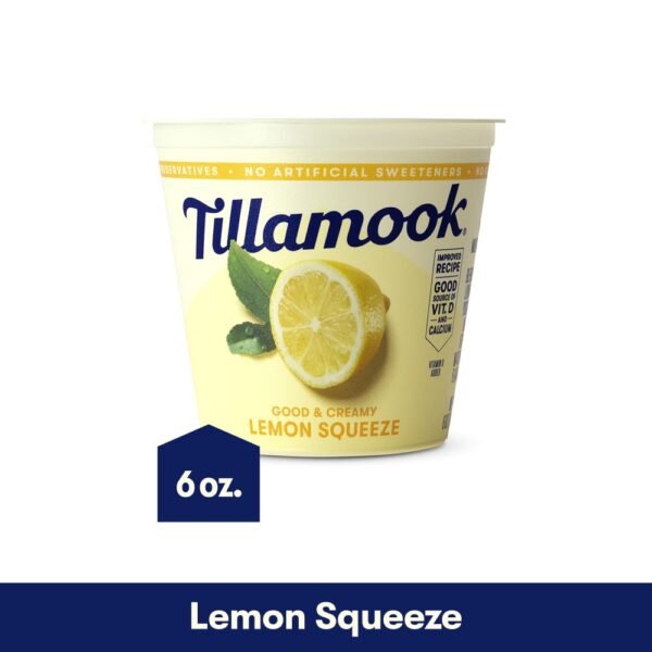 Tillamook Lemon Low Fat Yogurt Cup