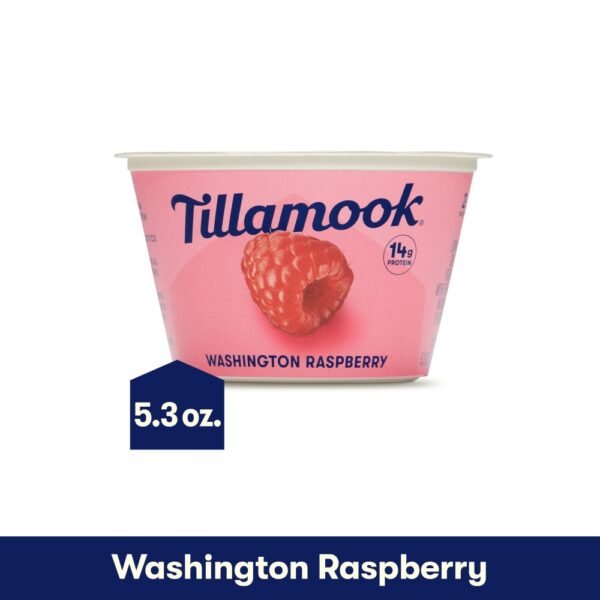 Tillamook Washington Raspberry Low Fat Greek Yogurt Cup
