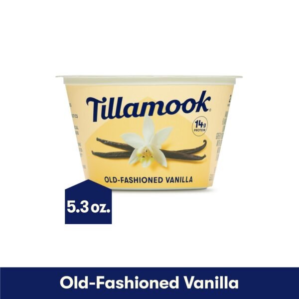 Tillamook Old Fashioned Vanilla Low Fat Greek Yogurt Cup