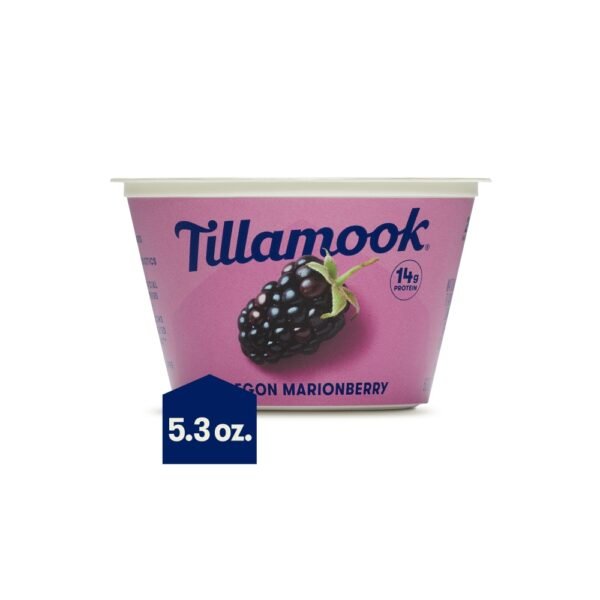 Tillamook Oregon Marionberry Low Fat Greek Yogurt Cup
