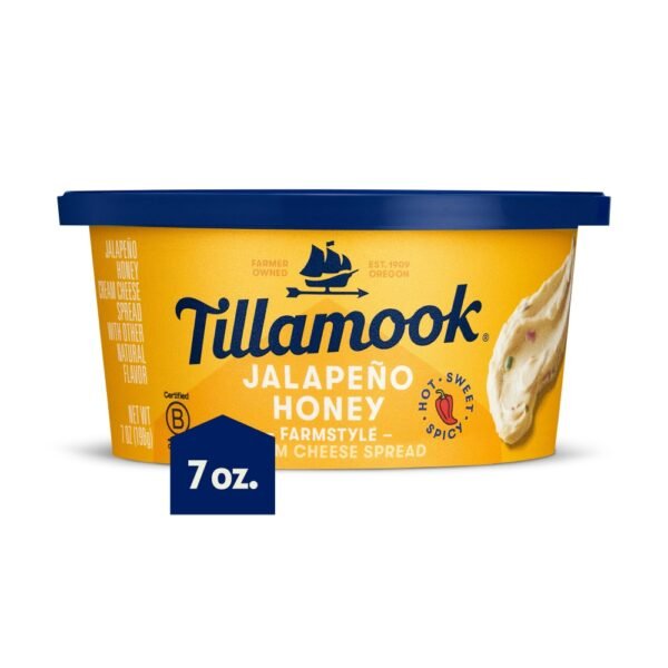 Tillamook® Jalapeno Honey Cream Cheese Spread