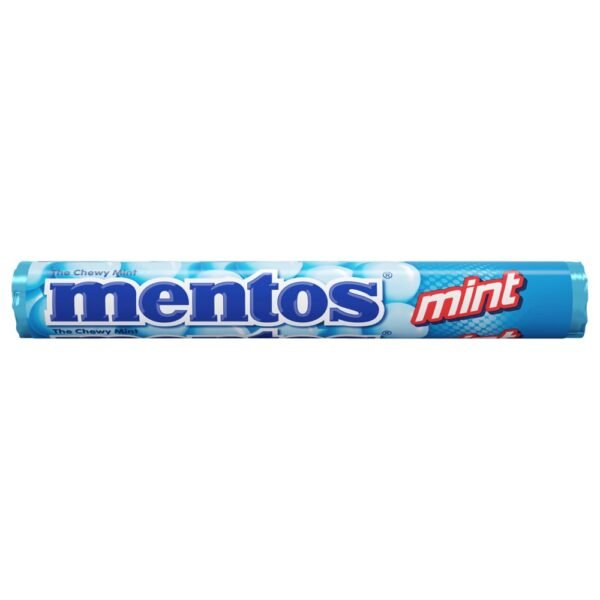 Mentos Chewy Mint Flavored Candy Roll