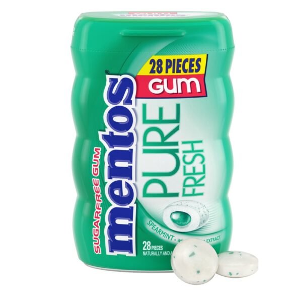 Mentos® Sugar-Free Spearmint Flavor with Xylitol Gum