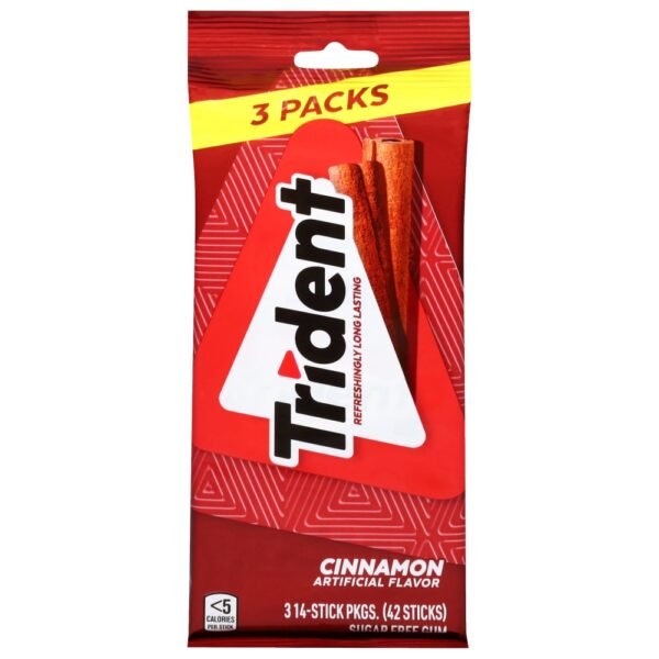 Trident Cinnamon Sugar Free Gum Multi Pack