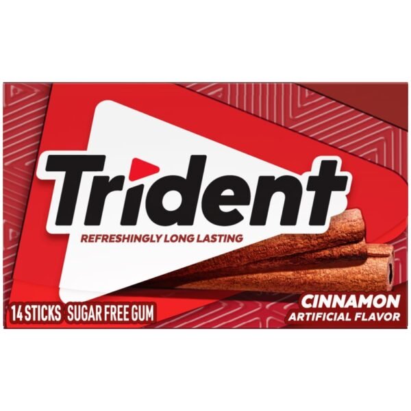 Trident Cinnamon Sugar Free Chewing Gum Pack