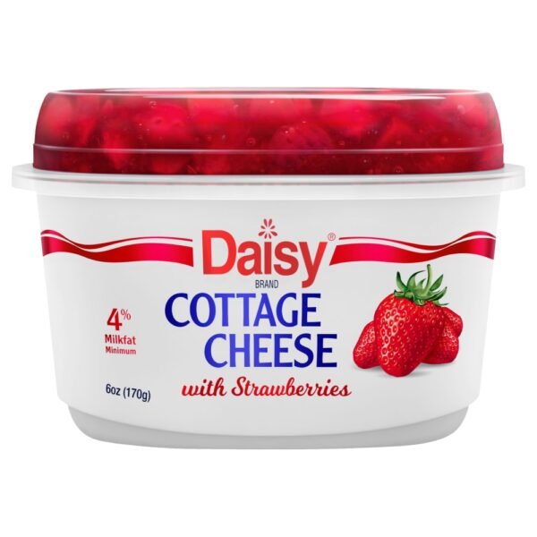 Daisy 4% Cottage Cheese with Strawberry